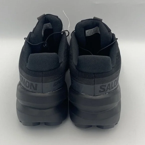 Salomon Women's Speedcross 6 Trail Running Shoes Sz 8.5 US Black Rugged Terrain - Picture 4 of 10